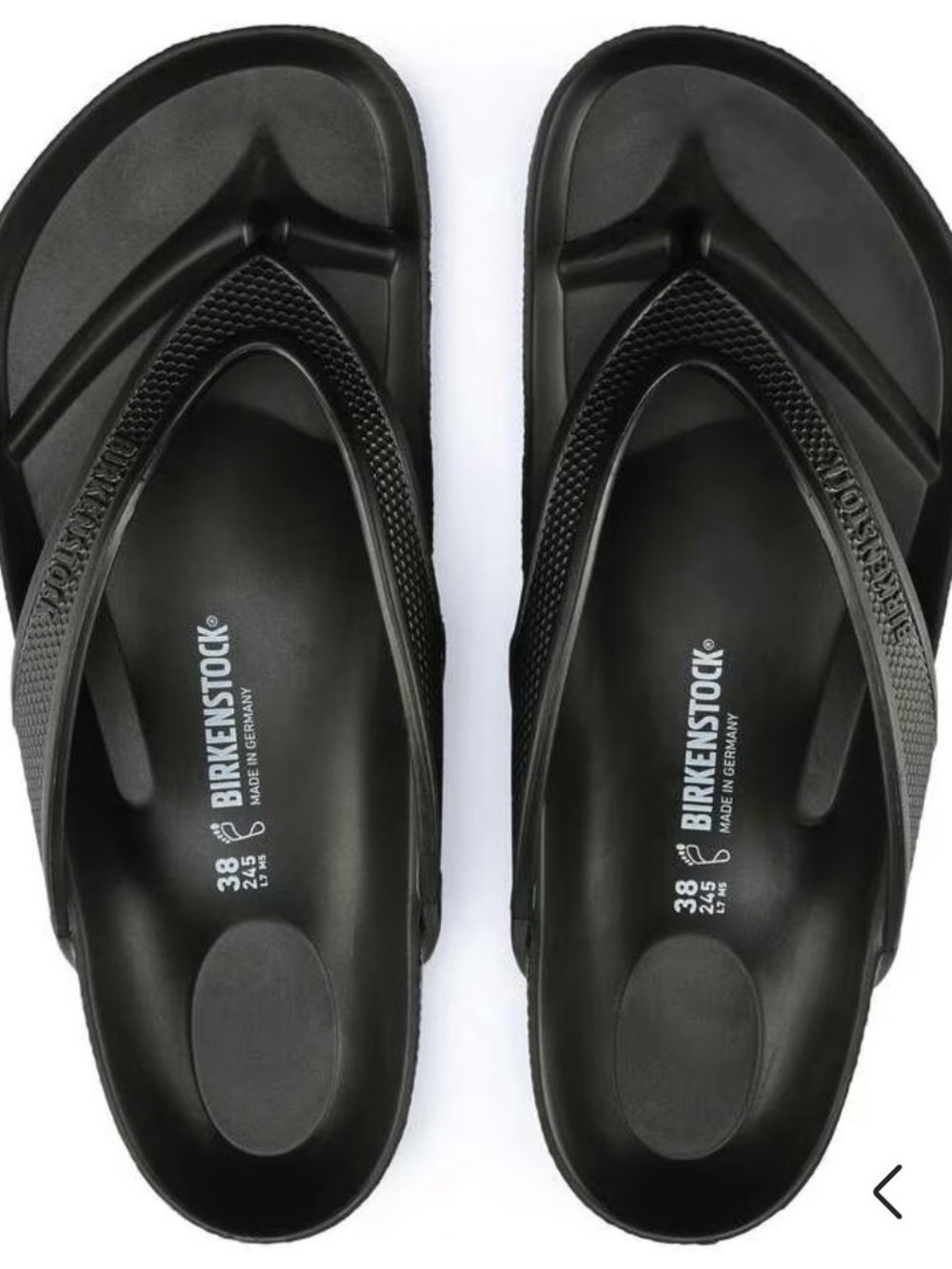 NWOT Birkenstock Men’s Black EVA Thong Sandals Honolulu Essentials